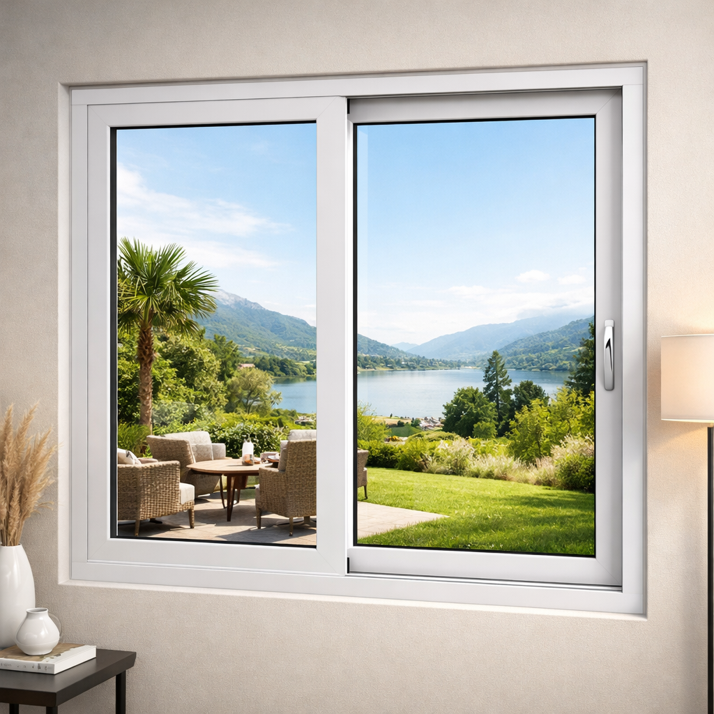 2-Track Sliding uPVC Window