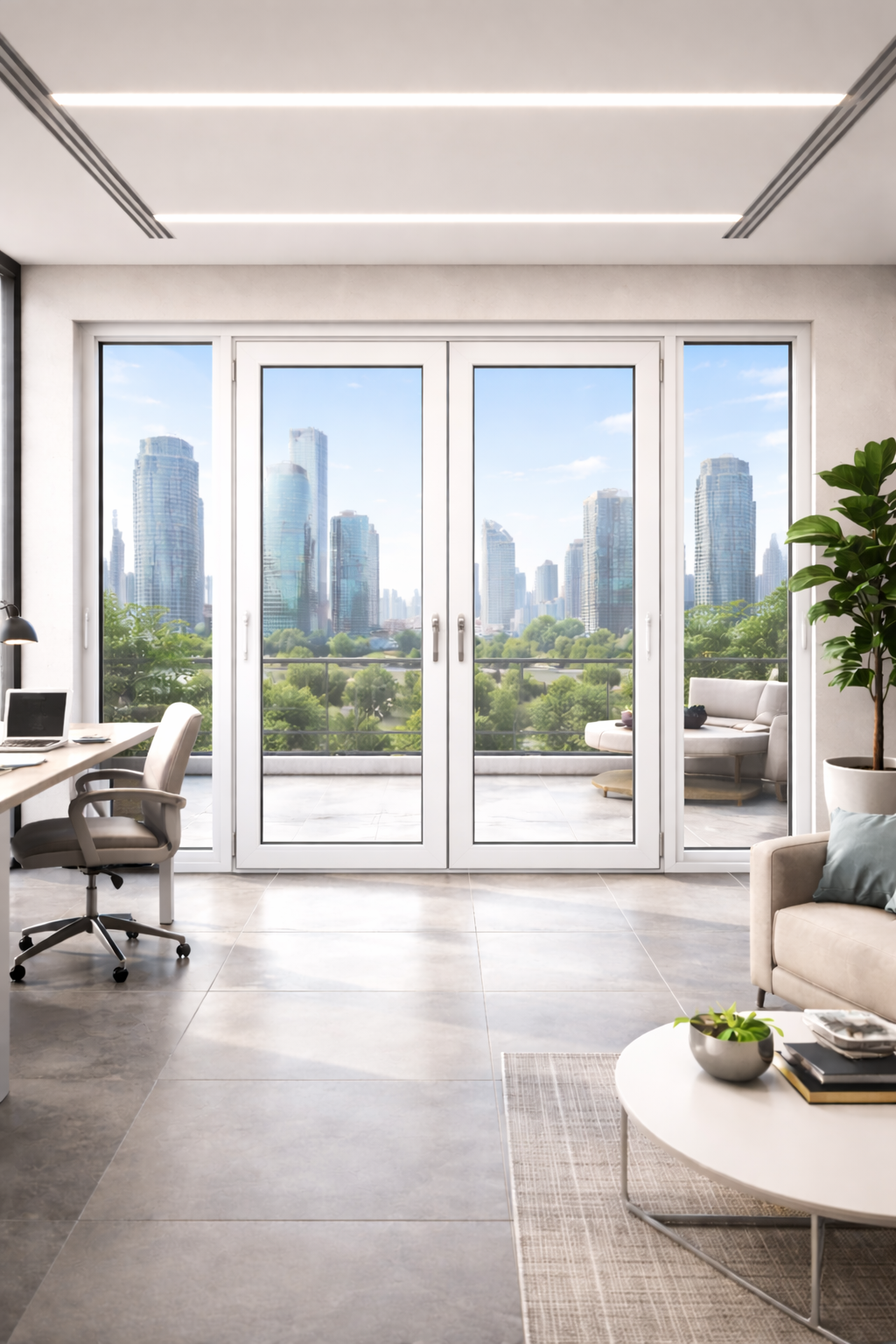 uPVC Combination Door